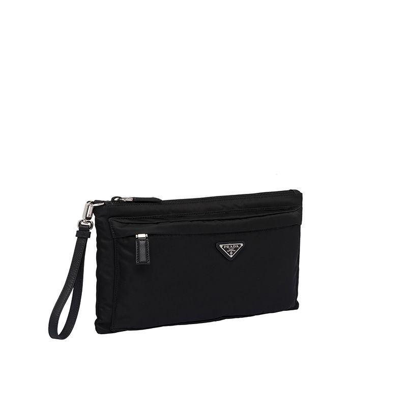 Prada 2NH007 Nylon Pouch In Black