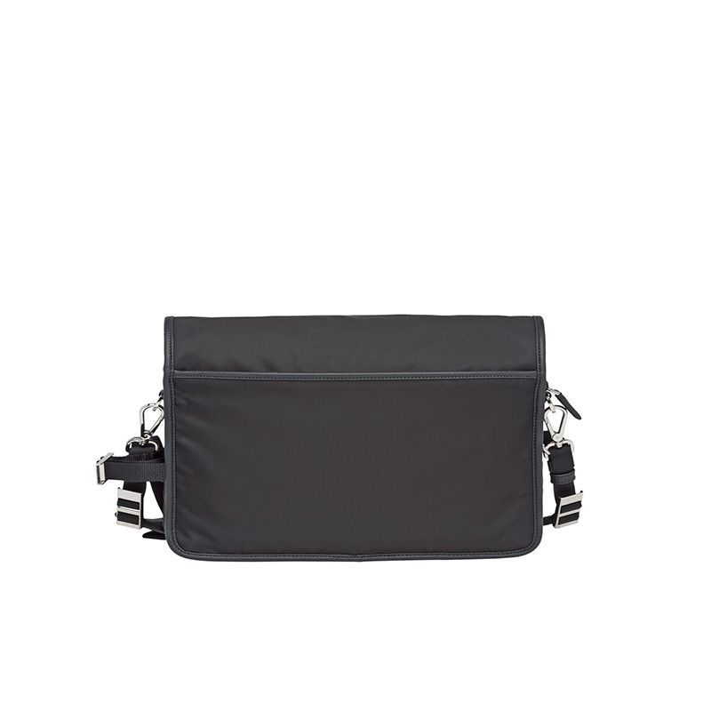 Prada 2VD009 Nylon Cross-Body Bag In Black