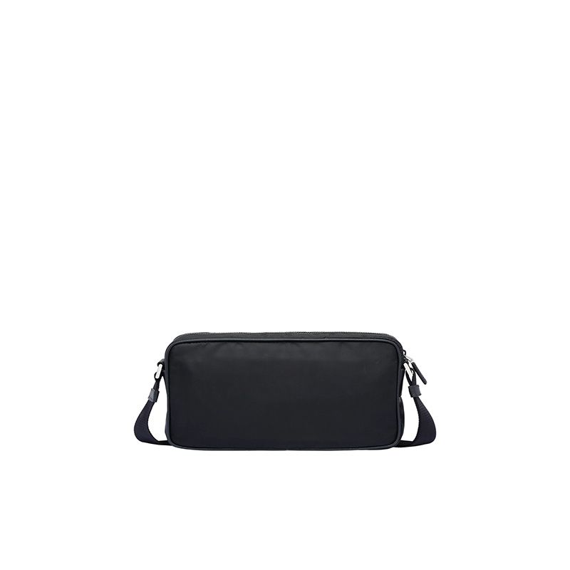 Prada 2VH074 Nylon Cross-Body Bag In Black