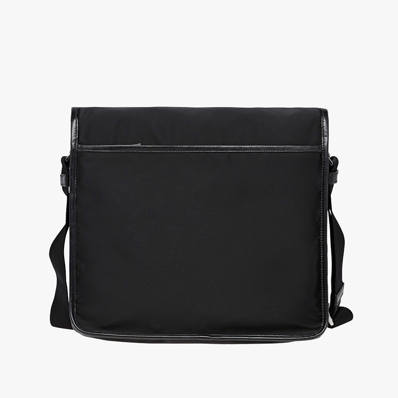 Prada 2VD166 Nylon Messenger In Black