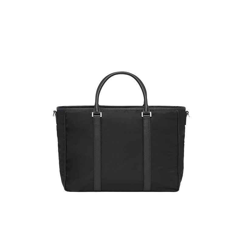 Prada 2VG034 Nylon Tote In Black