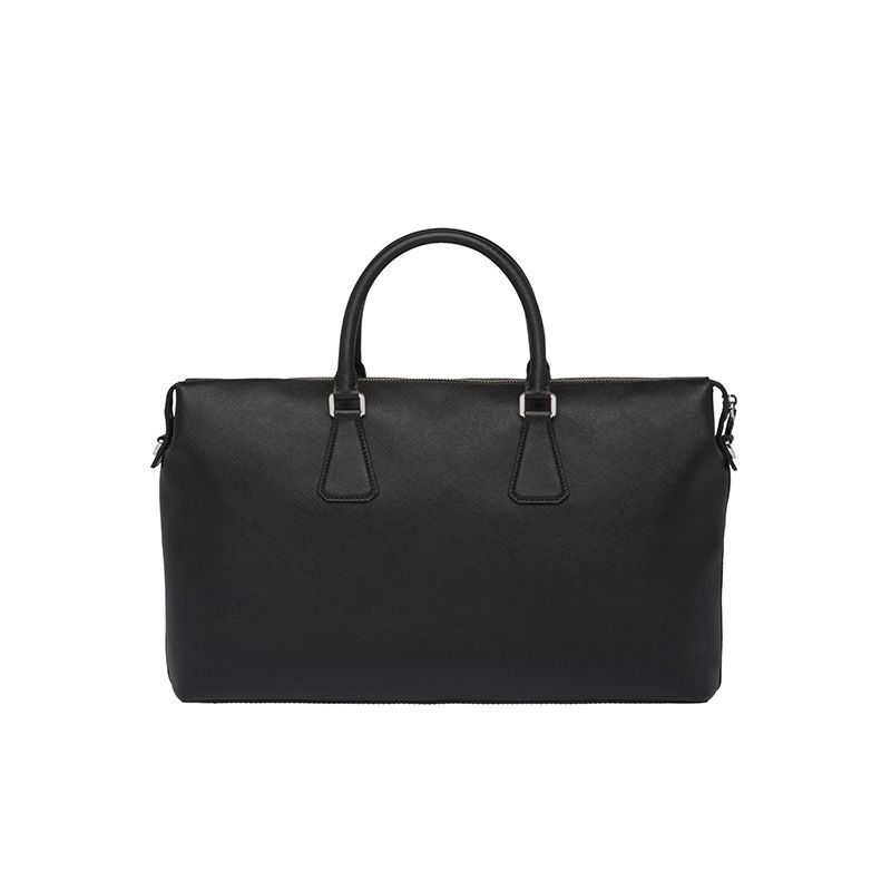 Prada 2VG044 Saffiano Leather Tote In Black