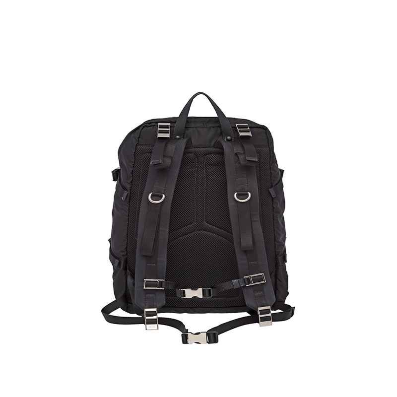 Prada 2VZ022 Nylon Backpack In Black