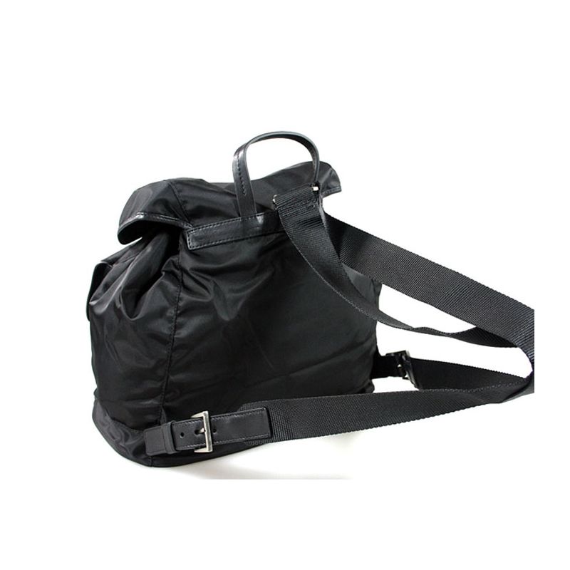 Prada BZ0001 Nylon Backpack In Black